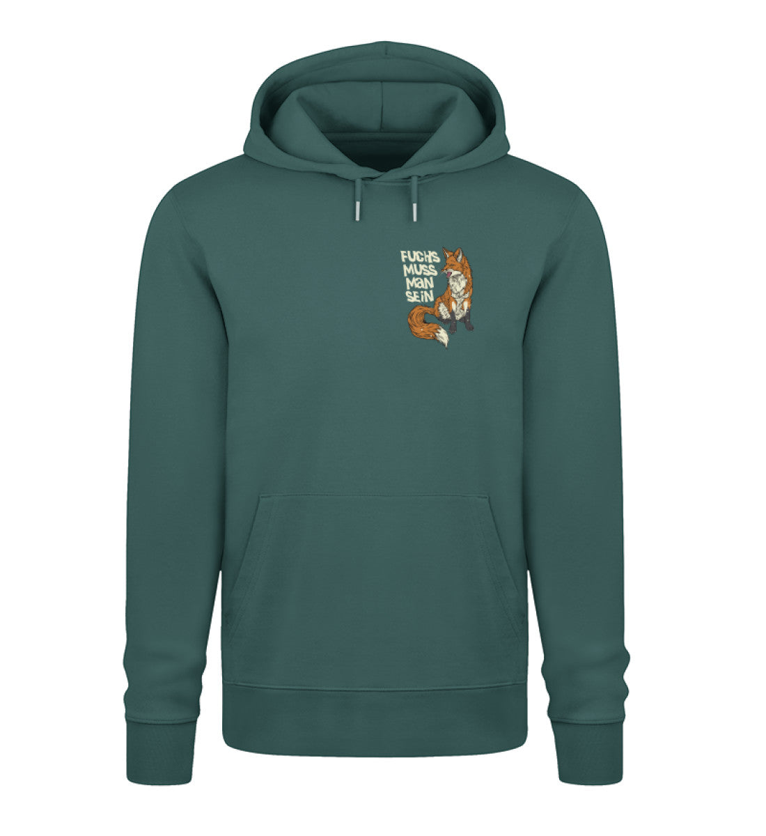 Fuchs muss man sein 100% Bio Unisex Hoodie