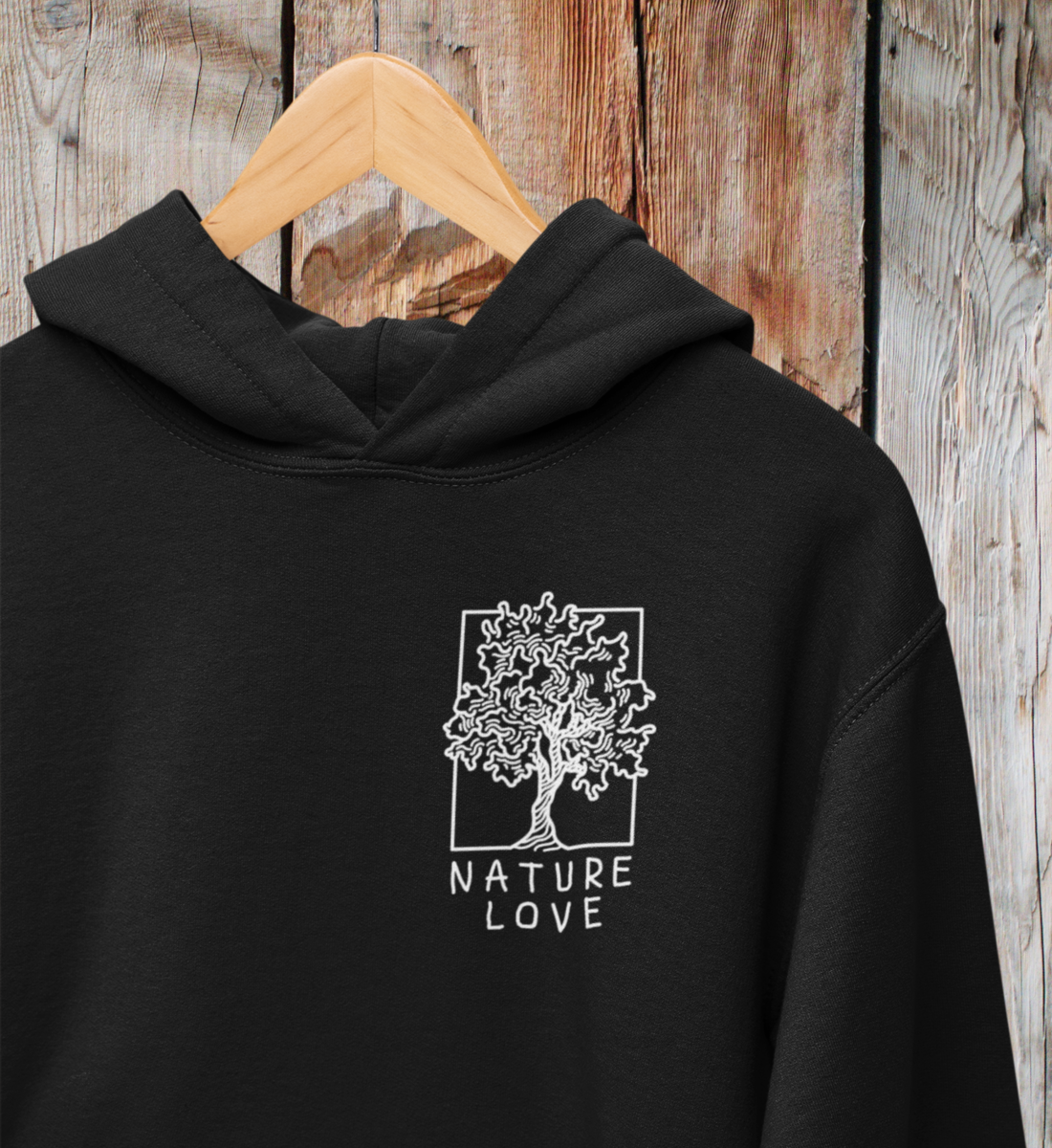 Nature Love 100% Bio Unisex Hoodie