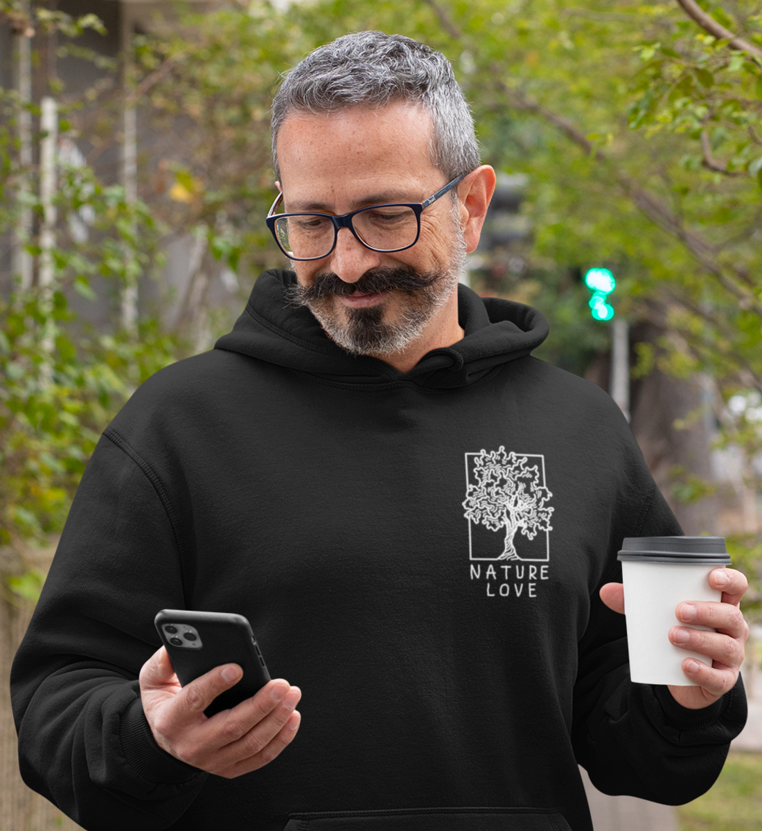 Nature Love 100% Bio Unisex Hoodie