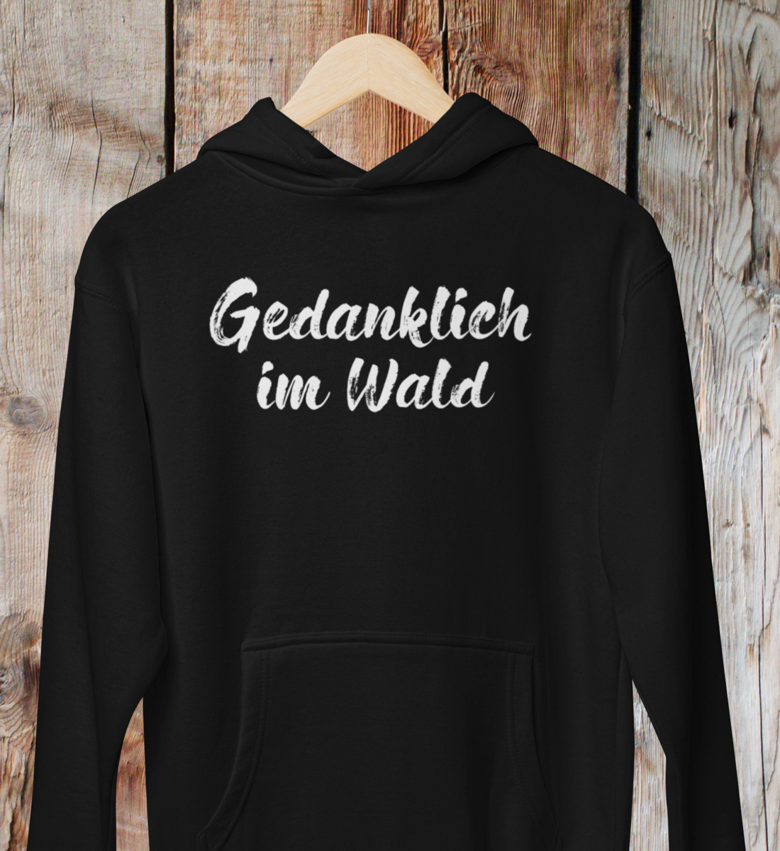 Gedanklich im Wald 100% Bio Unisex Hoodie