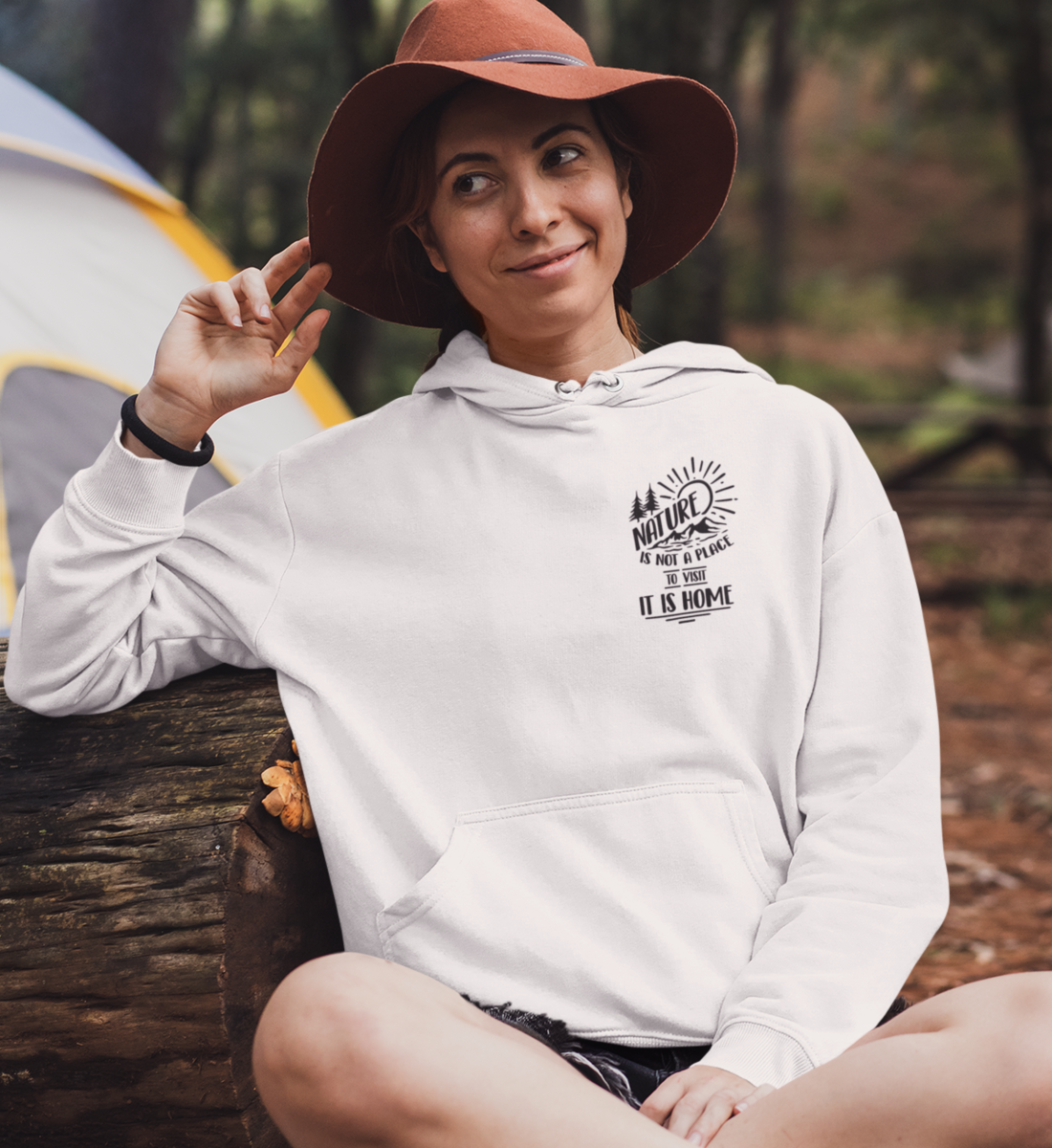 Nature is Home 100% Bio Unisex Hoodie