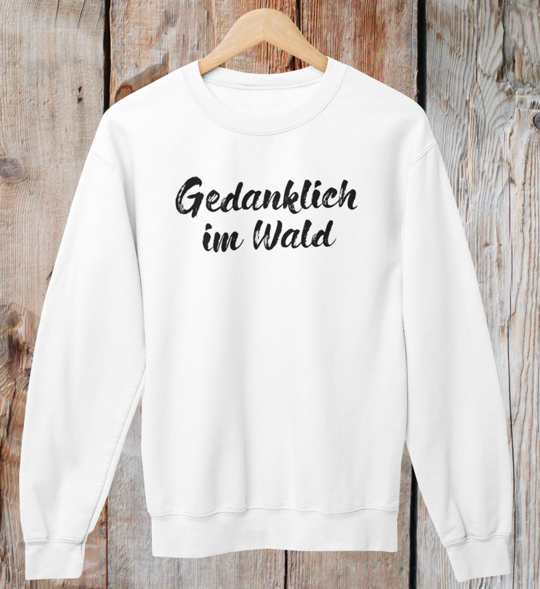 Gedanklich im Wald 100% Bio Unisex Sweatshirt