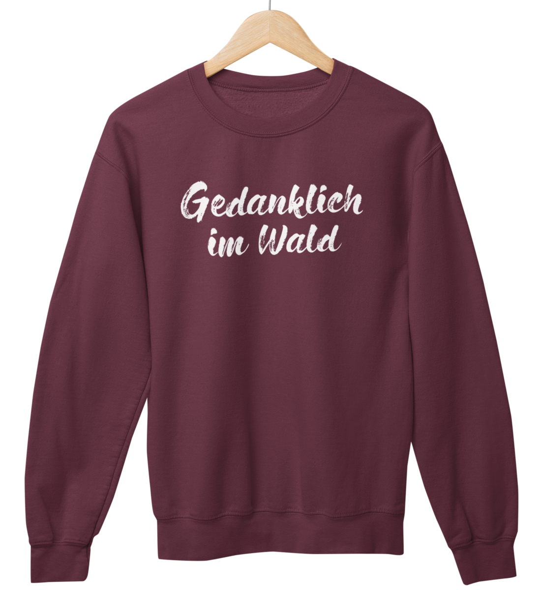Gedanklich im Wald 100% Bio Unisex Sweatshirt