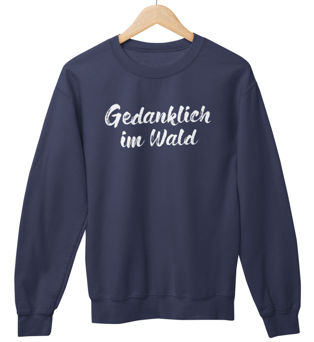 Gedanklich im Wald 100% Bio Unisex Sweatshirt