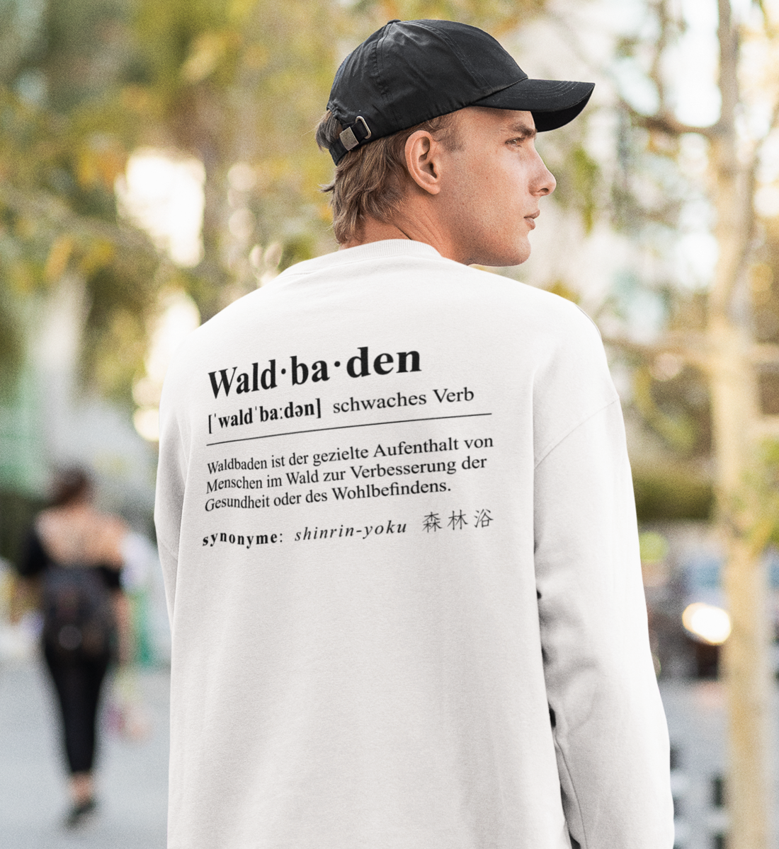 Waldbaden 100% Bio Unisex Sweatshirt