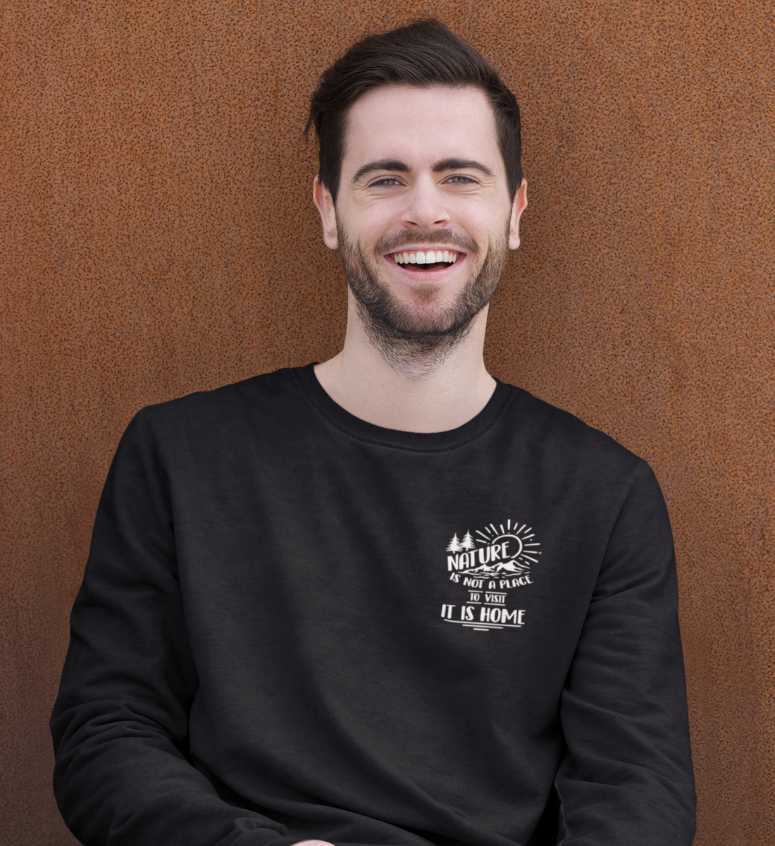 Nature is Home 100% Bio Unisex Sweatshirt