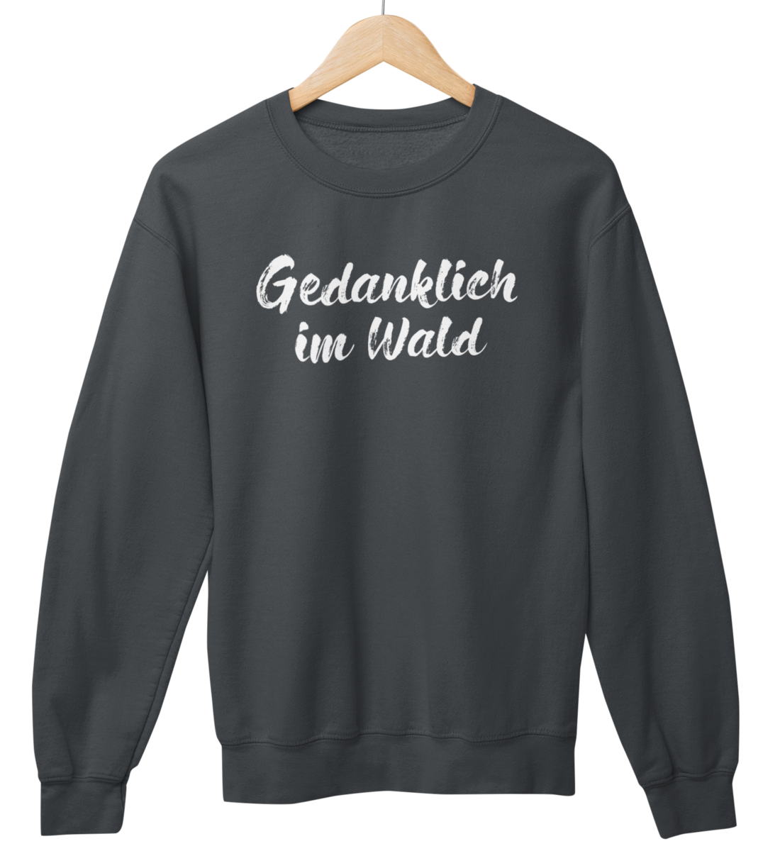 Gedanklich im Wald 100% Bio Unisex Sweatshirt