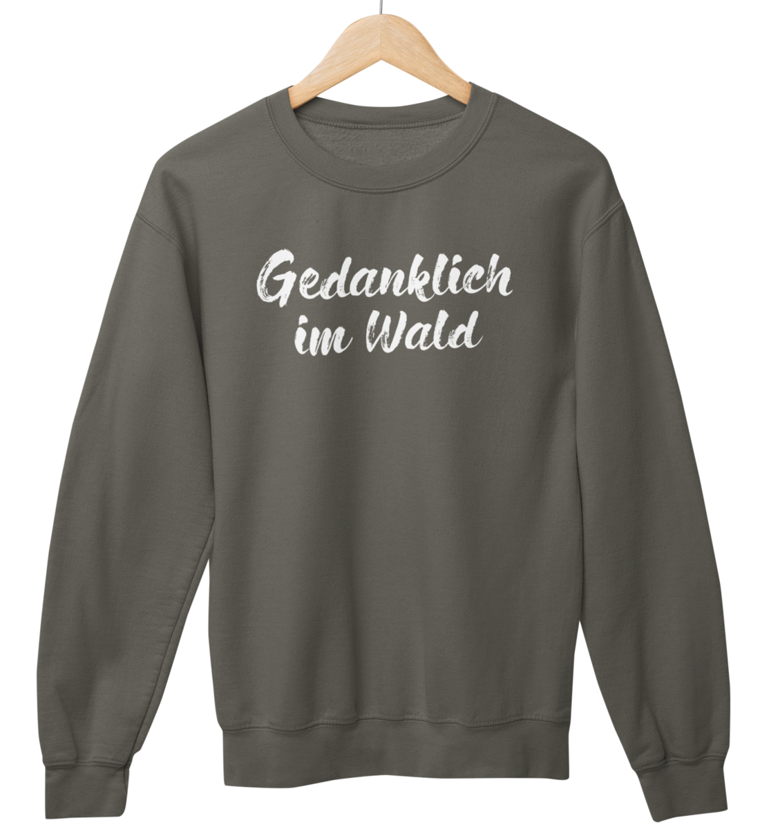 Gedanklich im Wald 100% Bio Unisex Sweatshirt