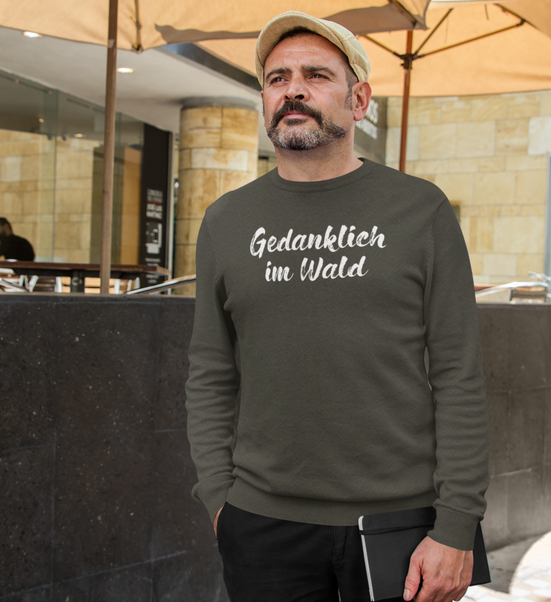 Gedanklich im Wald 100% Bio Unisex Sweatshirt