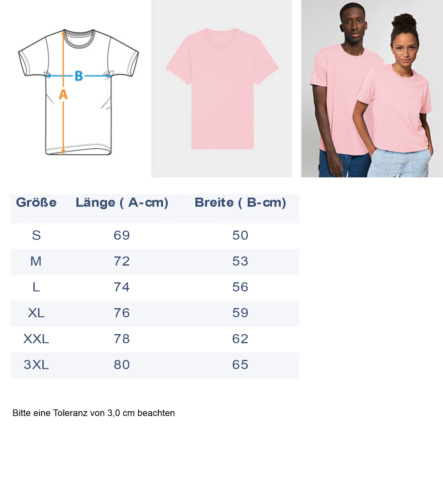 Herzschlag Fichten 100% Bio Unisex T-Shirt