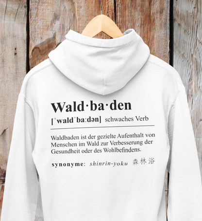 Waldbaden 100% Bio Unisex Hoodie Backprint
