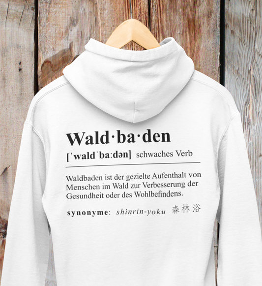 Waldbaden 100% Bio Unisex Hoodie Backprint