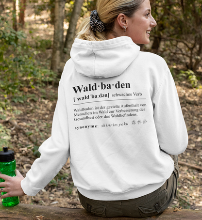 Waldbaden 100% Bio Unisex Hoodie Backprint