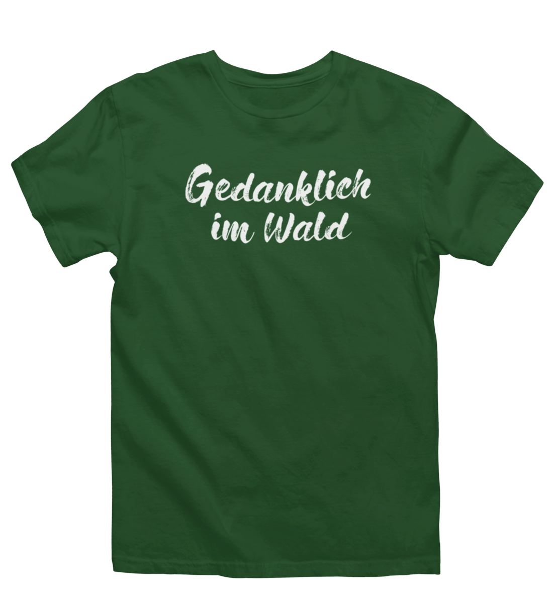 Gedanklich im Wald 100% Bio Unisex T-Shirt