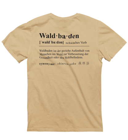 Waldbaden 100% Bio Unisex T-Shirt Backprint