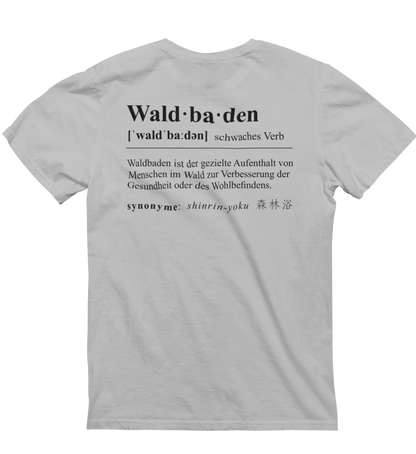 Waldbaden 100% Bio Unisex T-Shirt Backprint