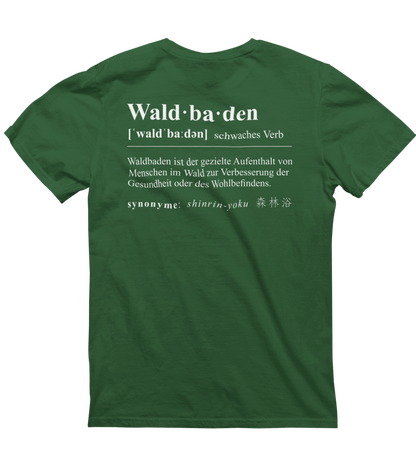 Waldbaden 100% Bio Unisex T-Shirt Backprint