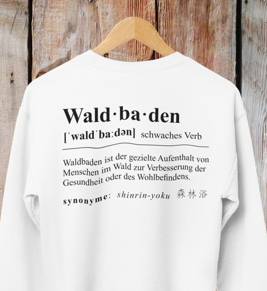 Waldbaden 100% Bio Unisex Sweatshirt