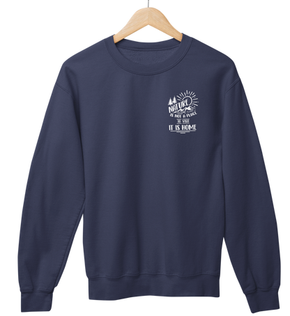 Nature is Home 100% Bio Unisex Sweatshirt