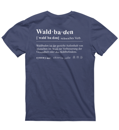 Waldbaden 100% Bio Unisex T-Shirt Backprint