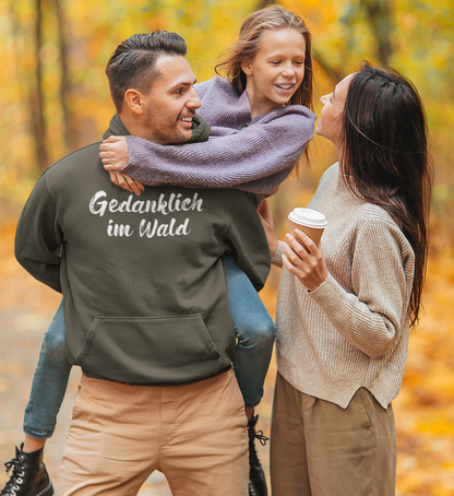 Gedanklich im Wald 100% Bio Unisex Hoodie