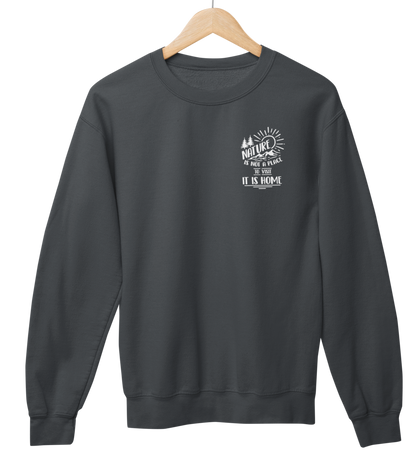 Nature is Home 100% Bio Unisex Sweatshirt