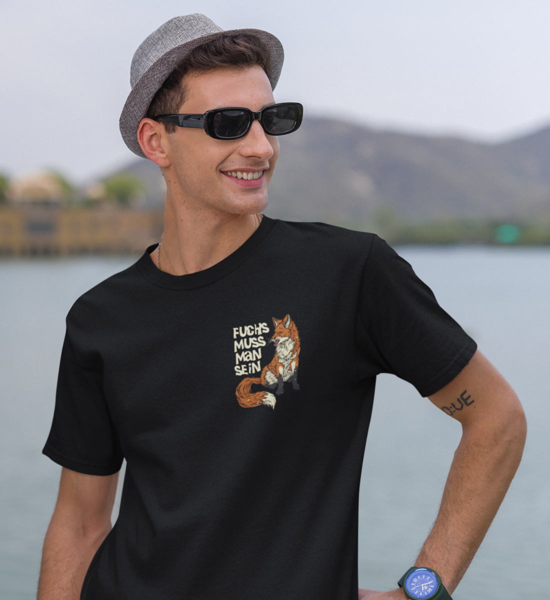 Fuchs muss man sein 100% Bio Unisex T-Shirt
