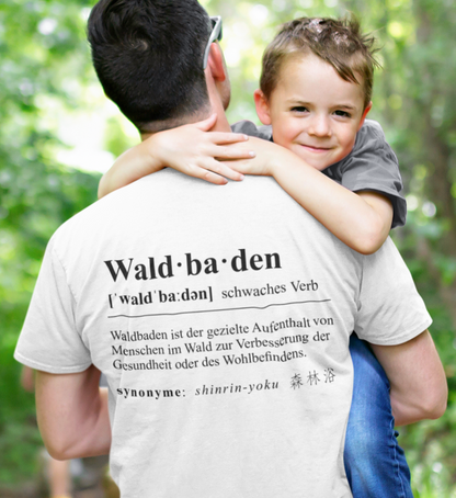 Waldbaden 100% Bio Unisex T-Shirt Backprint