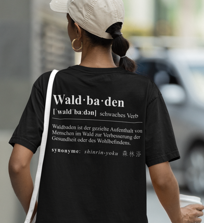 Waldbaden 100% Bio Unisex T-Shirt Backprint